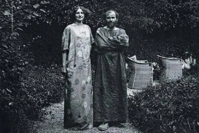 Gustav Klimt naEmilia phlegte