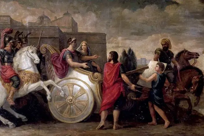 Nebuchadnesar och semiramid i vagnen