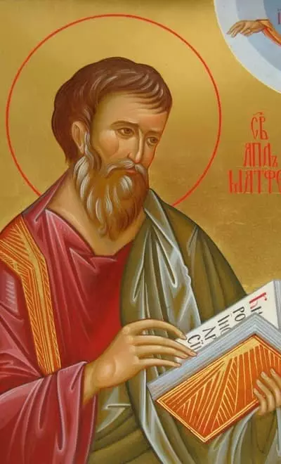 Levi Matvey - biografija apostola, zvestobe, podobe in značaja