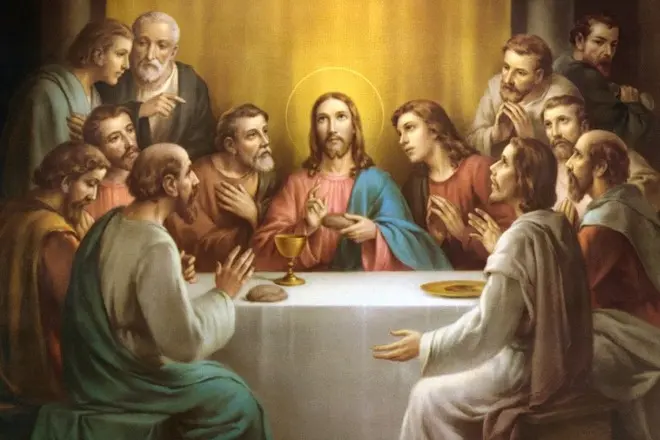 Jezus en twaalf apostelen