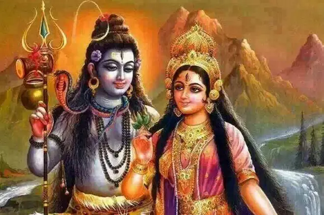 Shiva e Parvati.