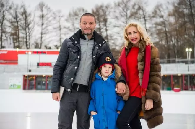 Anastasia Grebenkina avec sa famille