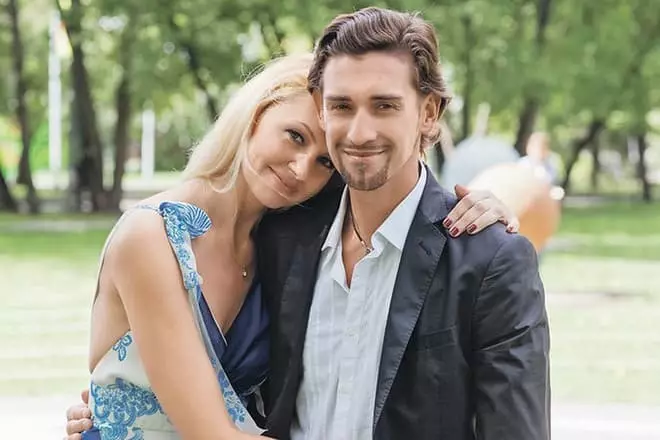 Ruslan Nigmatullin e sua moglie Elena