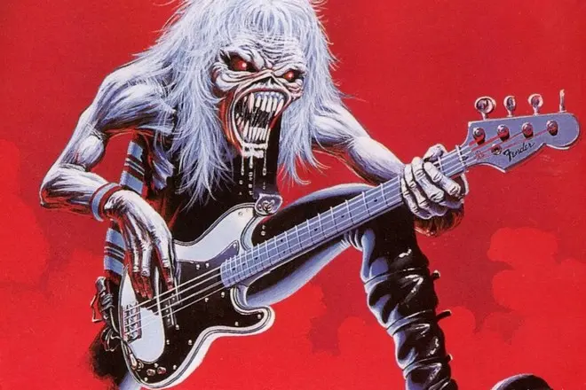 Iron Maiden grupės simbolis - Eddie į galvą (Eddie Head)