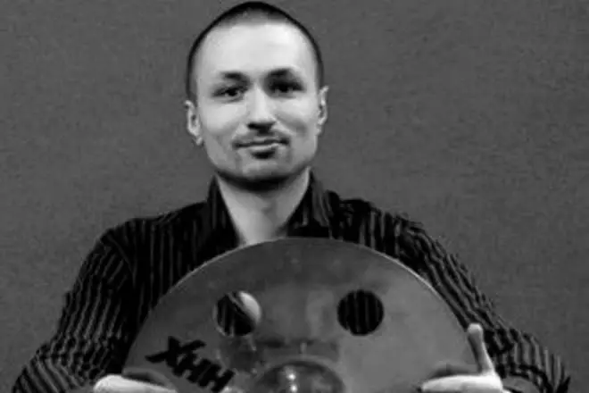 Drummer Evgeny Kulakov.