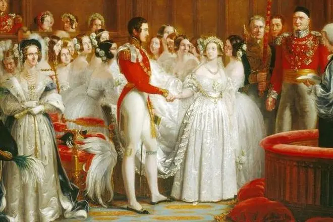 Вјенчани принц Алберт и краљица Викторија