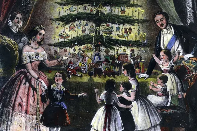 Rainha Victoria e Príncipe Albert com crianças