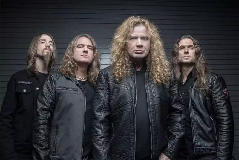 Група «Megadeth» у 2018 годзе