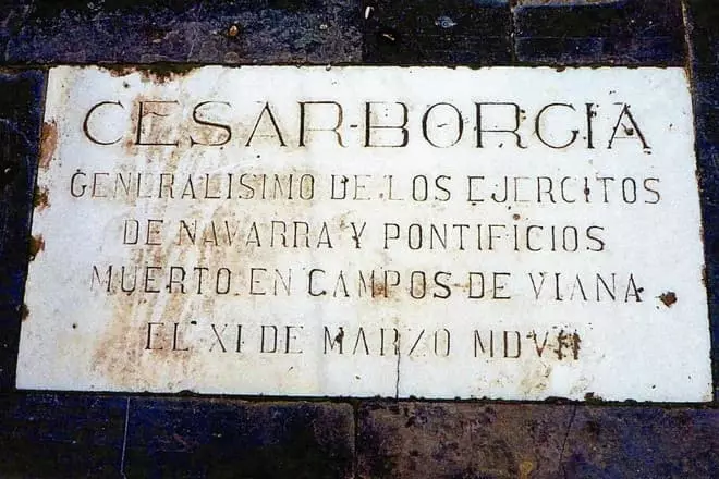 Tomb ng Cesare Bordjia.