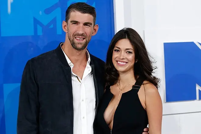 Michael Phelps og Nicole Johnson