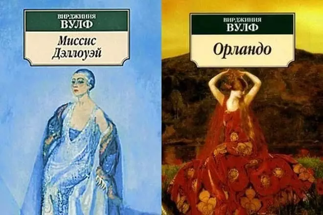 弗吉尼亞沃爾夫沃爾夫“達盧斯夫人”和“奧蘭多”書籍