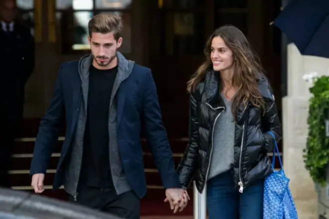 Isabel Gular and Kevin Trapp