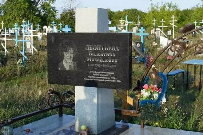 La tomba de Valentina Leontva