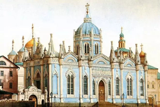 Biara Voznesensky dari Kremlin Moskow