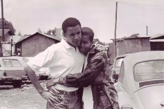 Barak en Michelle Obama in de jeugd