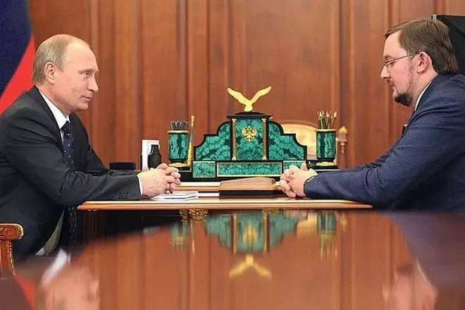 Алексеј Репеик и Владимир Путин