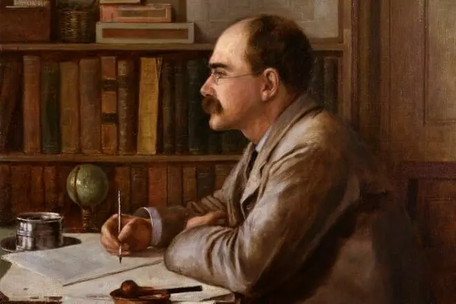 Retrato de Reddiard Kipling