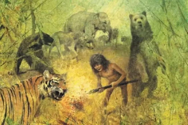 Պատկերներ Redyard Kipling «Jungle Book» - ի հեքիաթի համար