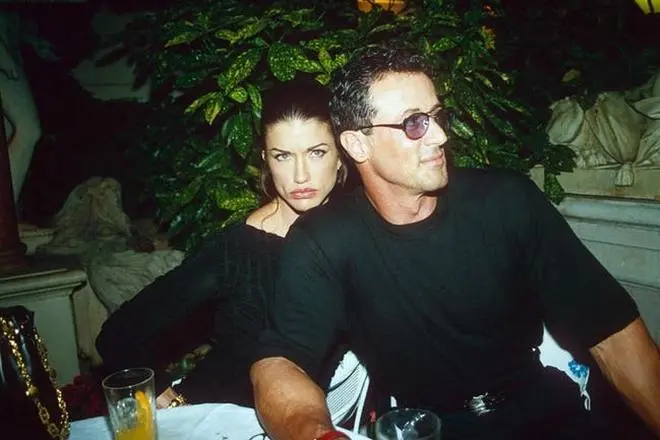 Janice Dickinson ir Sylvester Stallone