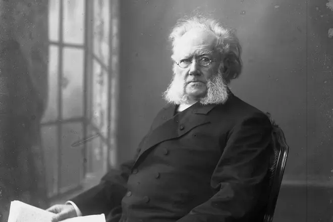 作家Henrik Ibsen.