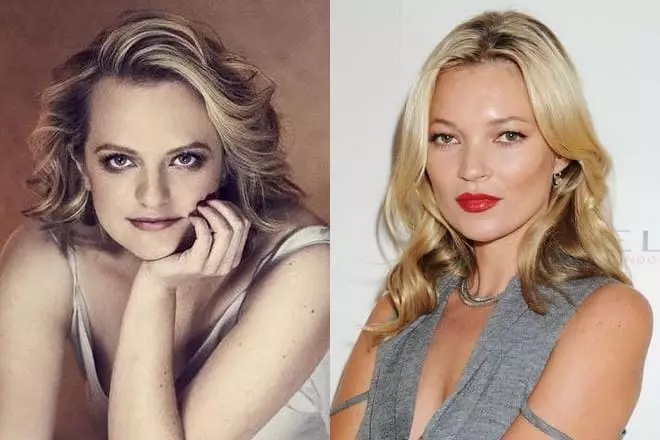 Elizabeth Moss and Kate Moss