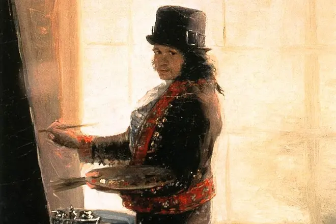Kendi kendine portre Francisco Goya