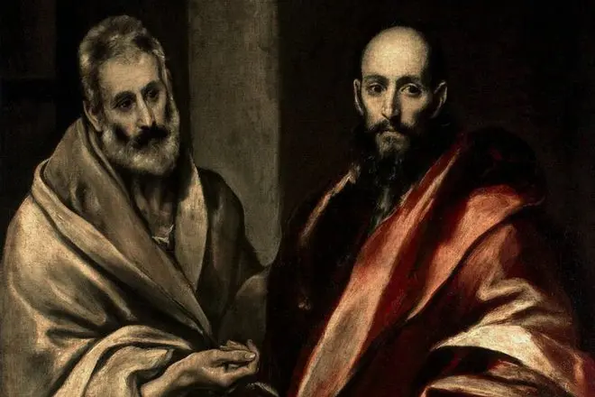 El Greco“使徒彼得和保罗”的图片