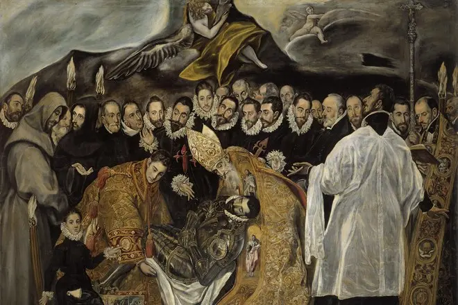Նկար El Greco «Count Orsas- ի թաղումը»