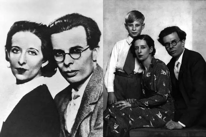 Oldhos Huxley s prvom ženom Marije i Sina