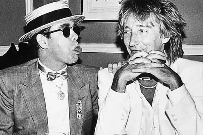 Rod Stewart en Elton John