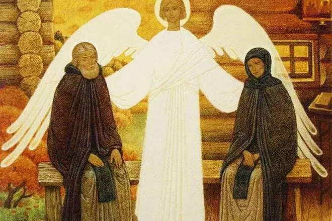 Peter og fevronia med engel