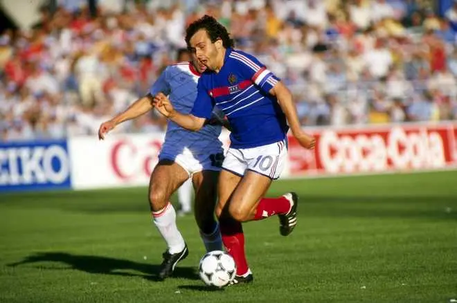 Michel Platini yn nhîm Ffrainc