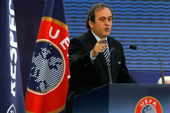 Vodja UEFA Michela Platini