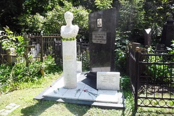 หลุมฝังศพของ Lyudmila Pakhomoyova