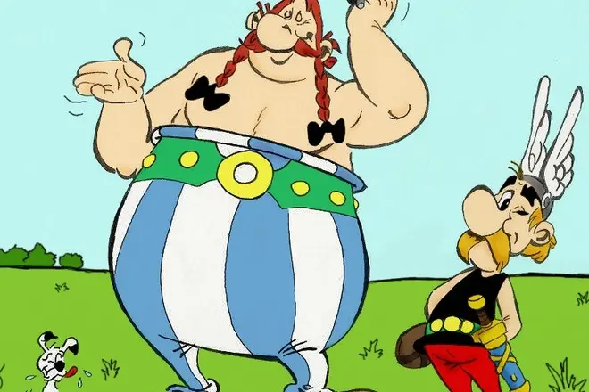 Asterix und Obelix.