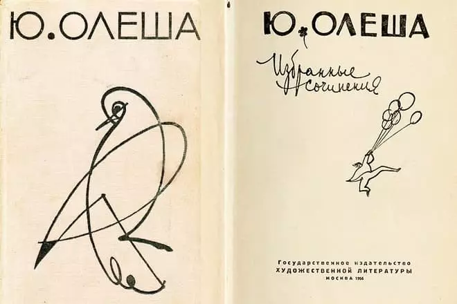 Yuri Oleshiho kniha, zdobená LV's Zbar