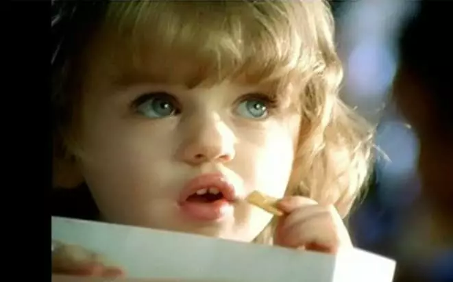 Джоуи Кинг в рекламата Суха закуска