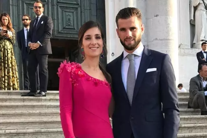 Nacho Fernández amb la seva dona