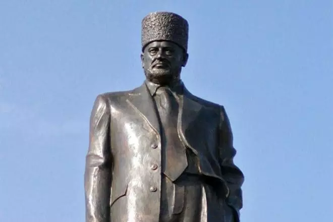 Denkmal an Ahmat Kadyrov. Der Autor von Zurab Tsereteli