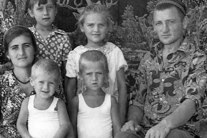 Ahmat Kadyrov avec la famille