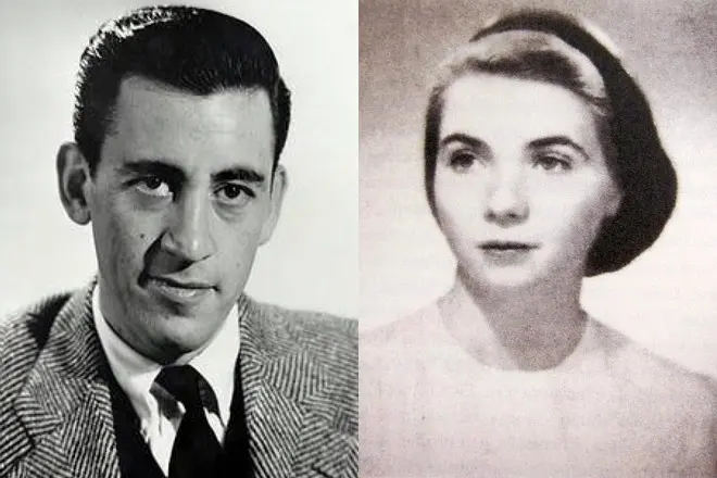 Jerome Sallinger og hans anden kone Claire Douglas