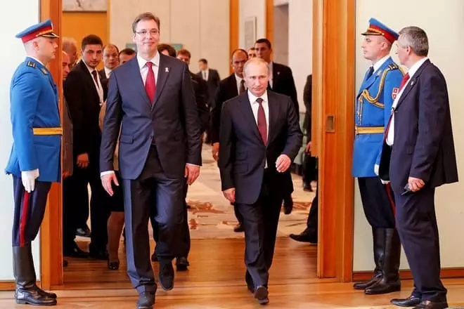 Alexander Vucich a Vladimir Putin
