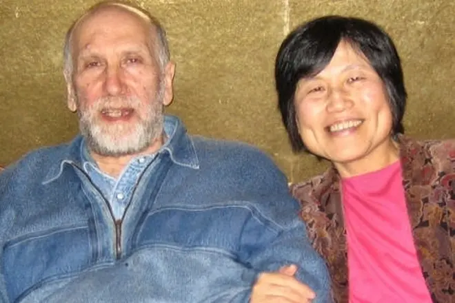 Bobby Fisher un viņa sieva Miyuko Vatai