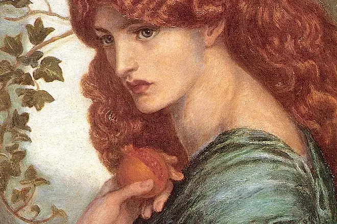 Persephone maalauksessa: maalaus Dante Gabriel Rossetti