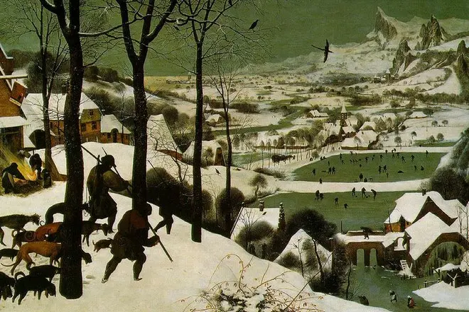 Картина Пітера Брейгеля «Мисливці на снігу»