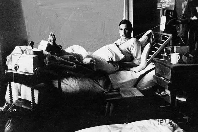 Ріхард Зорге в госпіталі після поранення