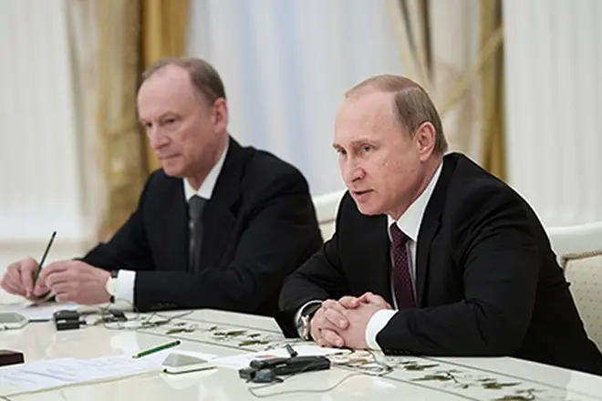 Nikolai Patrushev และ Vladimir Putin