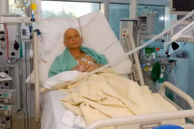 Alexander Litvinenko setelah keracunan