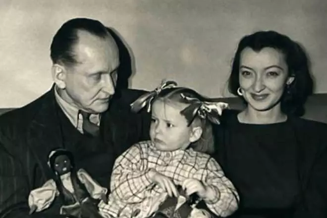 Lydia Vernet og Alexander Vertinsky med Mariana datter