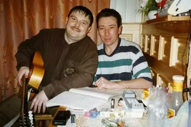 Mikhail Circle și Leonid Tellev în tinerețe